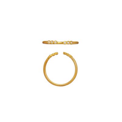 Stine A Open Six Dots Ring Gold Shop Online Hos Blossom